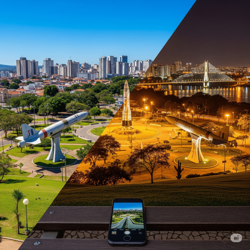 SJC em Foco: Os Melhores Pontos Para Tirar Aquela Foto Perfeita da Cidade (Dia e Noite!)
